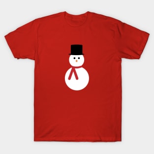 Snowman Vector T-Shirt